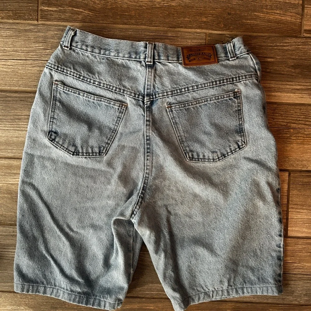 Vintage Relaxed Fit Light Wash‎ Denim Shorts Men's Size 36 Casual Summer Jorts